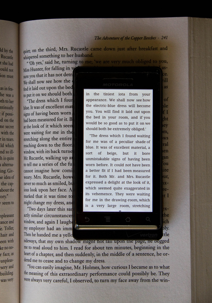 Reading on My Droid