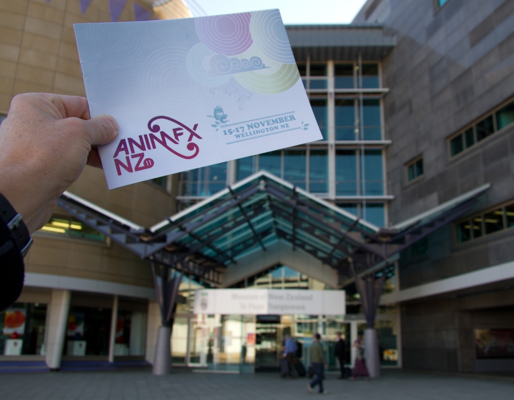 AnimFX was held at Te Papa Tongarewa Museum in Wellington, NZ